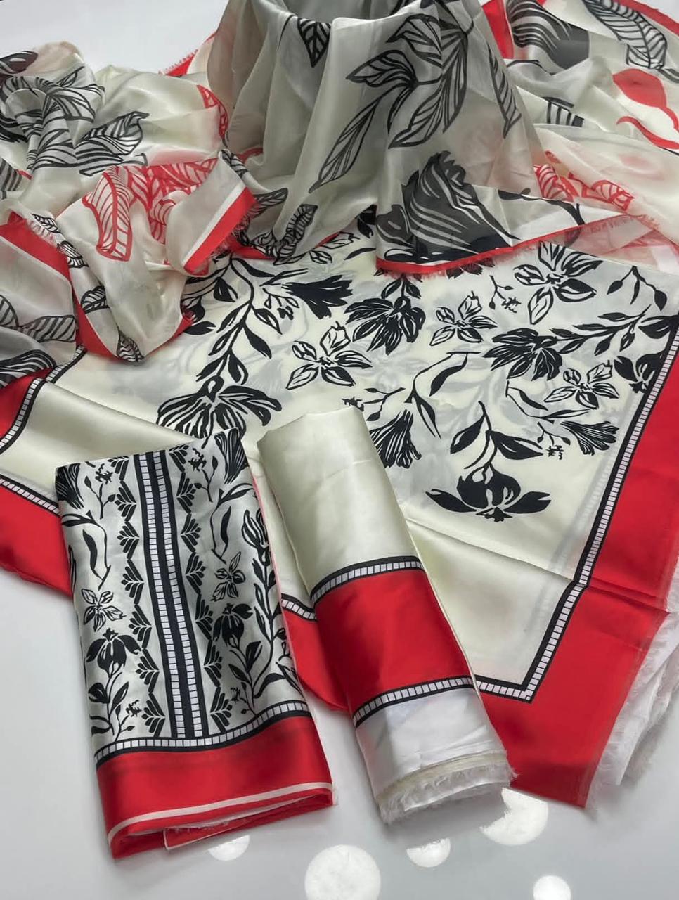 Digital Print Silk 3pcs