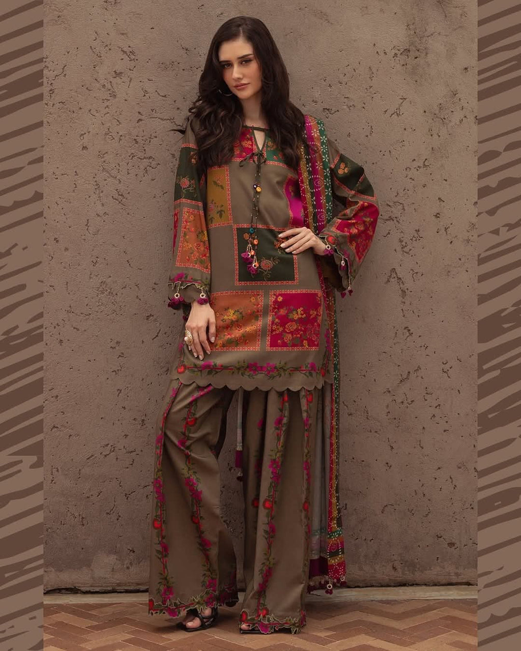 (Digital Print Silk 3pcs