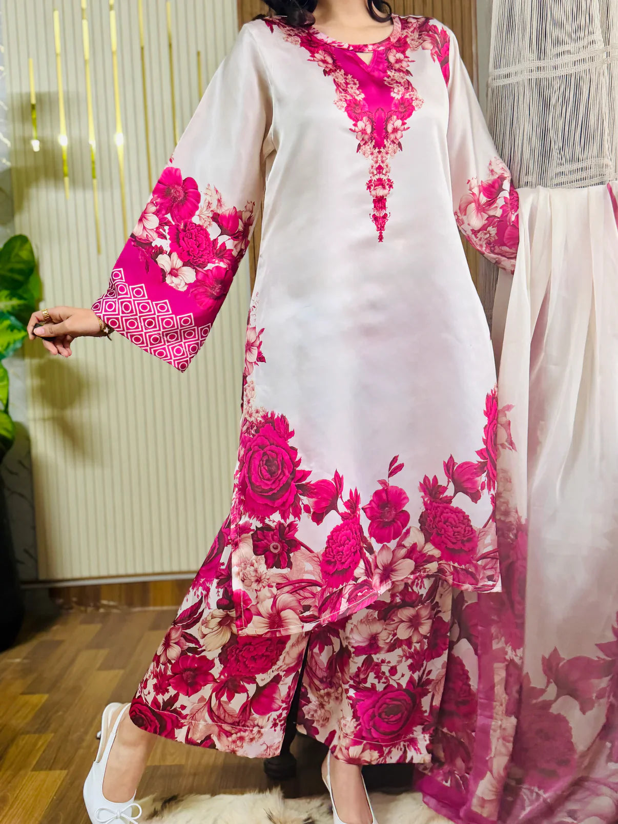 Digital Print Silk 3pcs (ATISHI PHOOL)