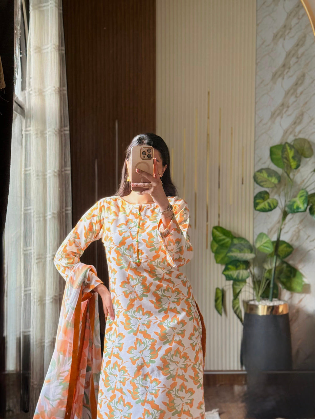 DIGITAL PRINTED SWISS LAWN 3pcs (YELLOW WHITE)