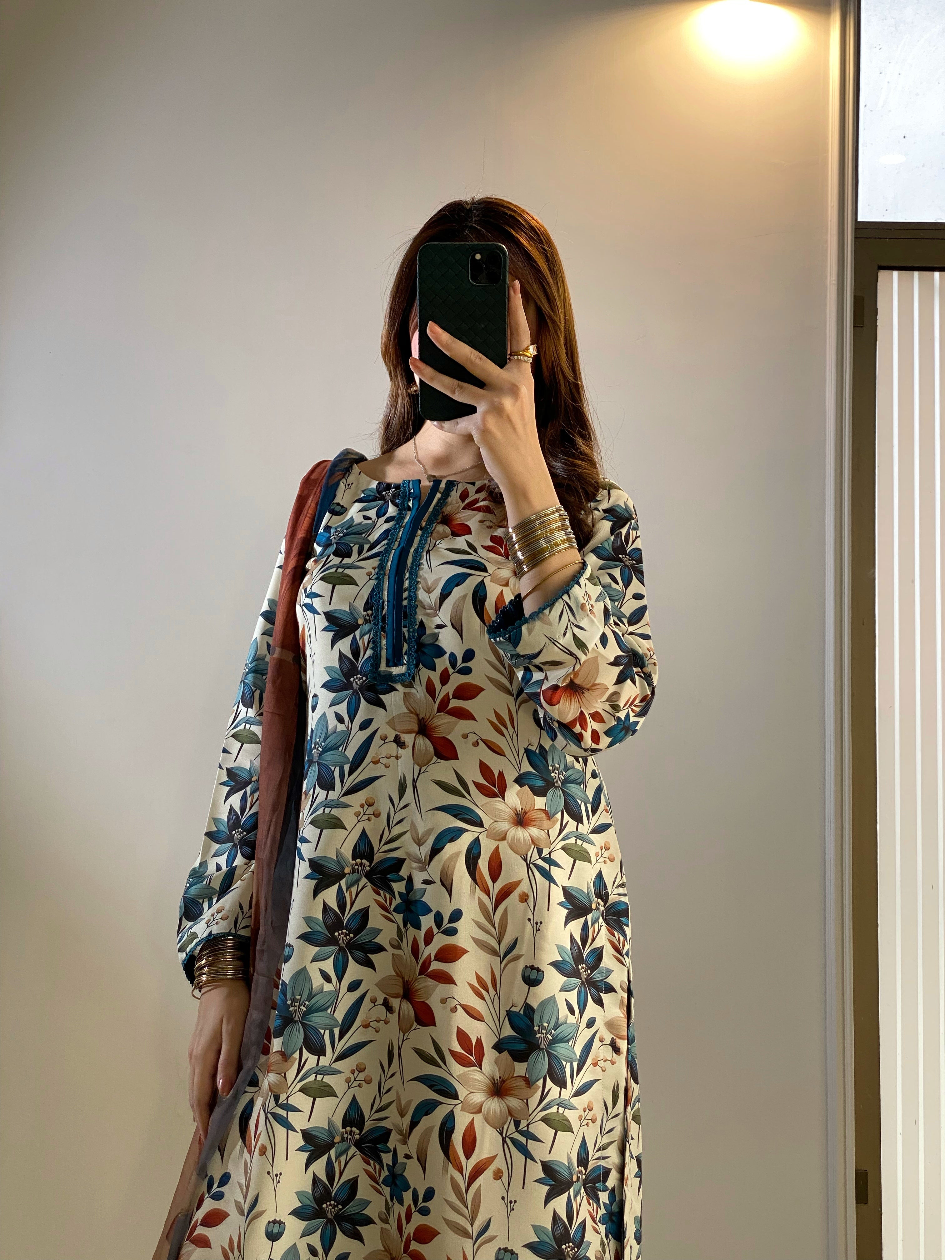 DIGITAL PRINTED SWISS LAWN 3pcs (Soft Blossom)